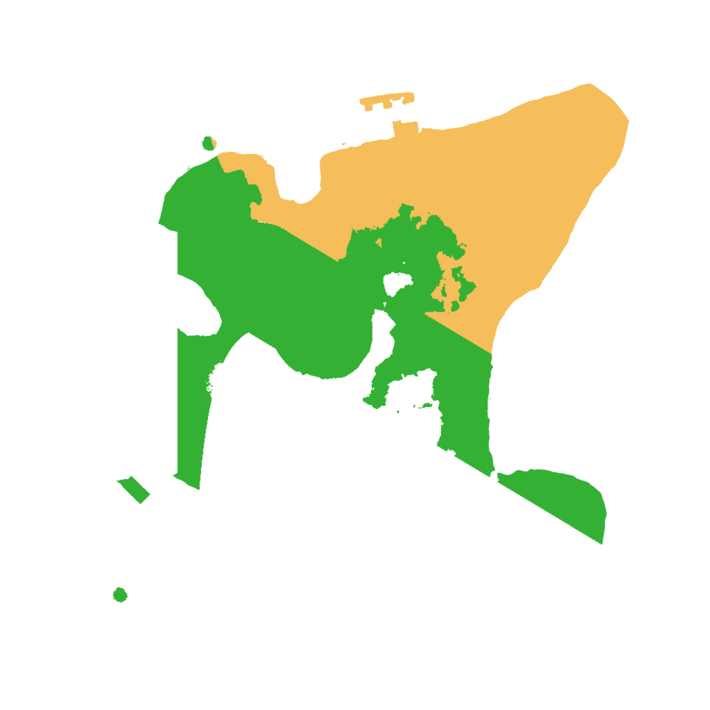 Biome Rust Map: Procedural Map, Size: 2000, Seed: 656