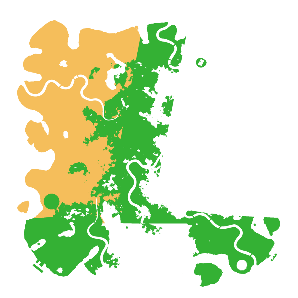 Biome Rust Map: Procedural Map, Size: 5000, Seed: 769543540