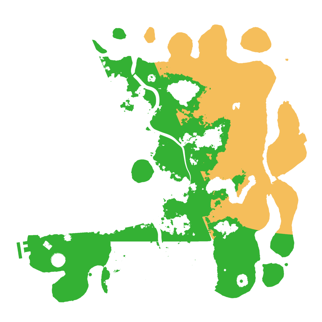 Biome Rust Map: Procedural Map, Size: 4000, Seed: 136117280