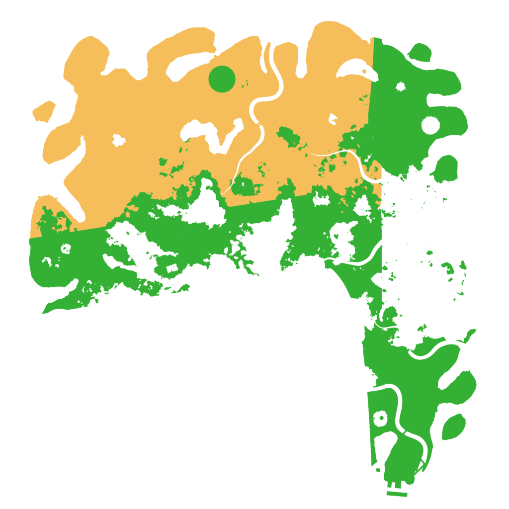 Biome Rust Map: Procedural Map, Size: 5000, Seed: 181117663