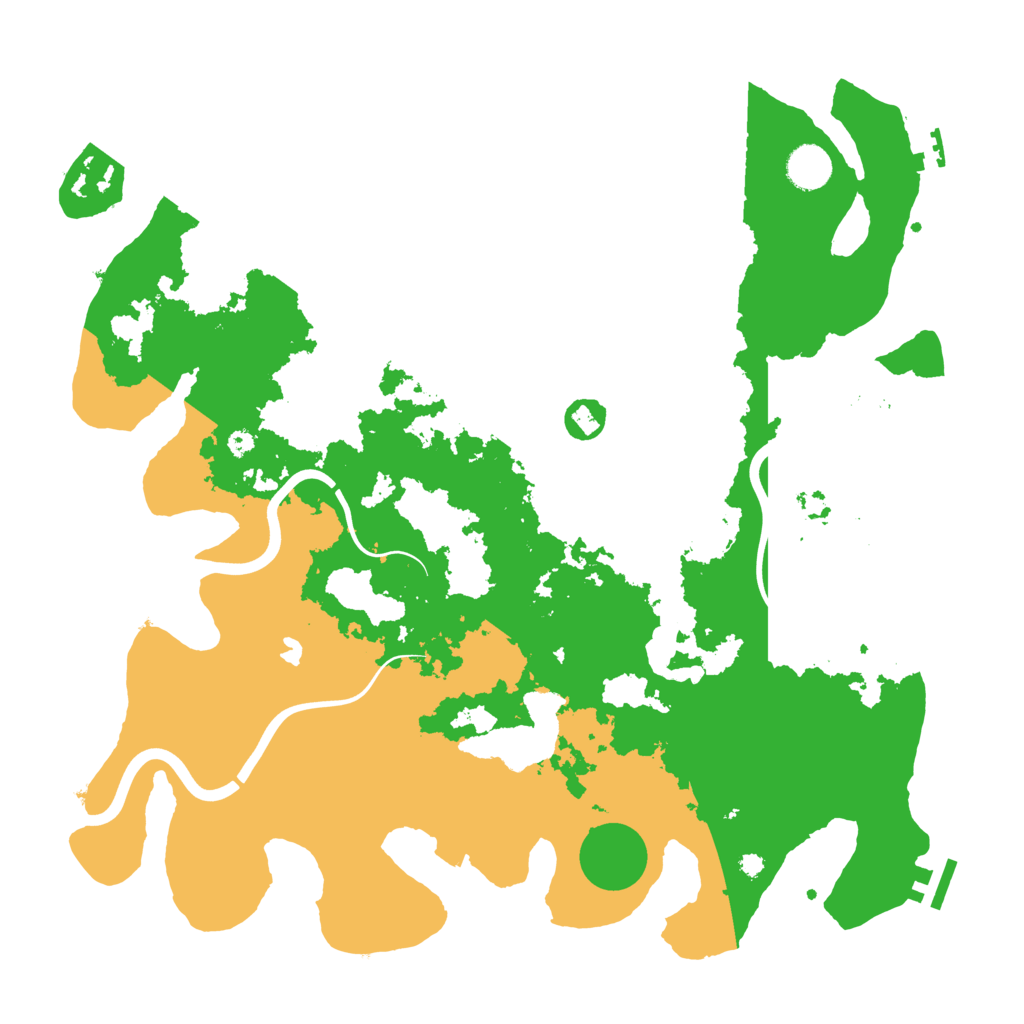 Biome Rust Map: Procedural Map, Size: 4000, Seed: 1202504483