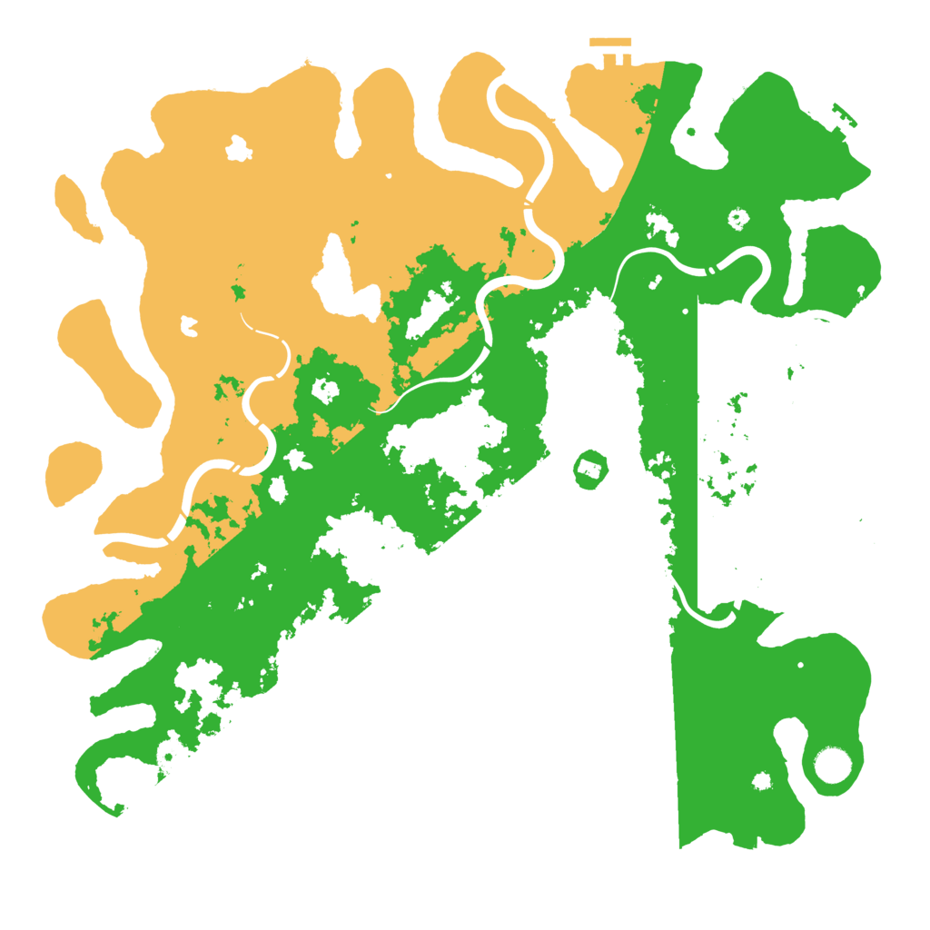 Biome Rust Map: Procedural Map, Size: 4500, Seed: 1527787809