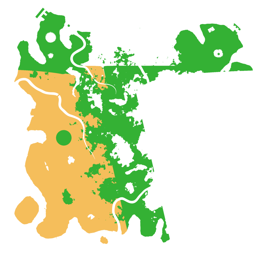 Biome Rust Map: Procedural Map, Size: 4500, Seed: 23541155