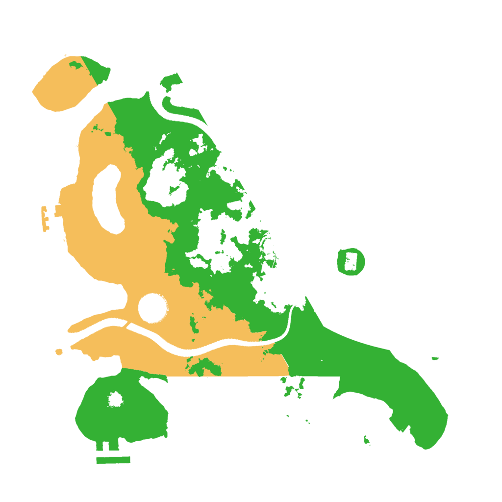 Biome Rust Map: Procedural Map, Size: 3000, Seed: 15138