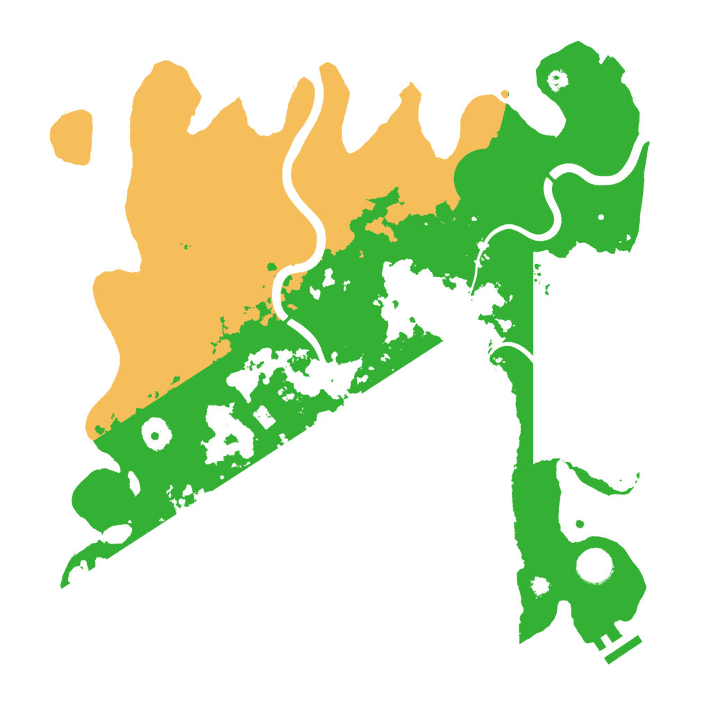 Biome Rust Map: Procedural Map, Size: 3500, Seed: 1289937580