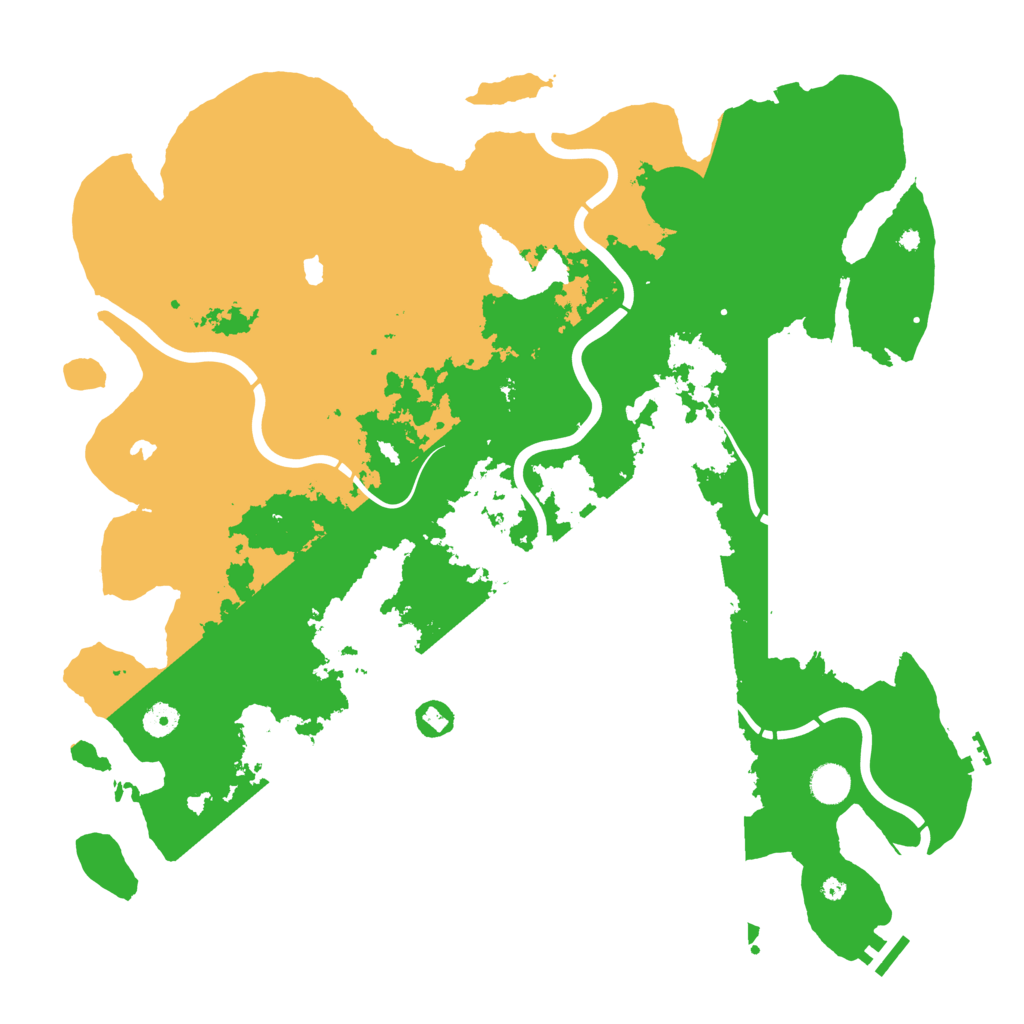 Biome Rust Map: Procedural Map, Size: 4500, Seed: 388571361