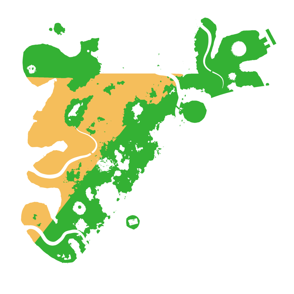 Biome Rust Map: Procedural Map, Size: 3500, Seed: 1235657338