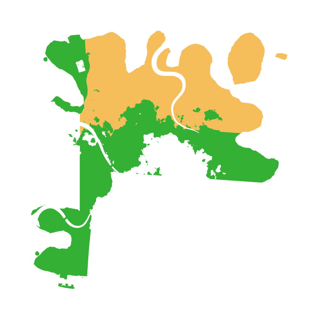 Biome Rust Map: Procedural Map, Size: 3000, Seed: 2475414
