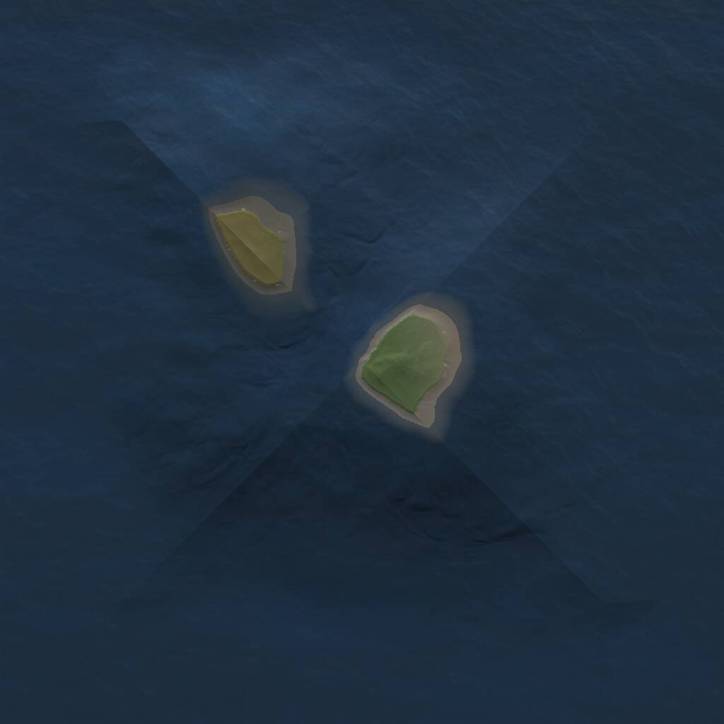 Rust Map: Procedural Map, Size: 1000, Seed: 465584883, 1 Monuments