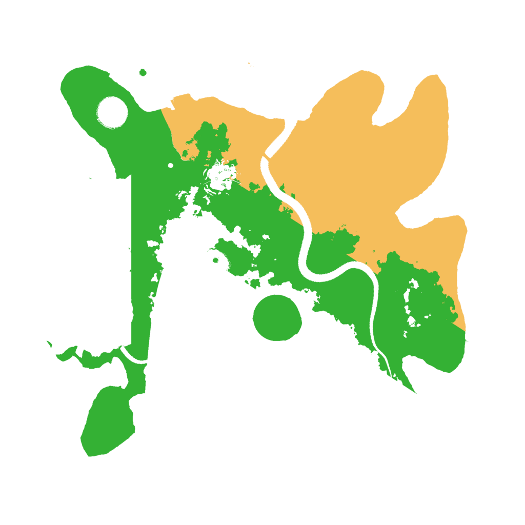 Biome Rust Map: Procedural Map, Size: 3000, Seed: 6201943