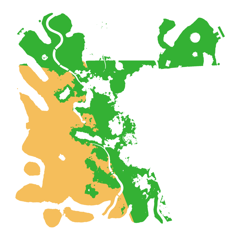 Biome Rust Map: Procedural Map, Size: 4250, Seed: 107464600