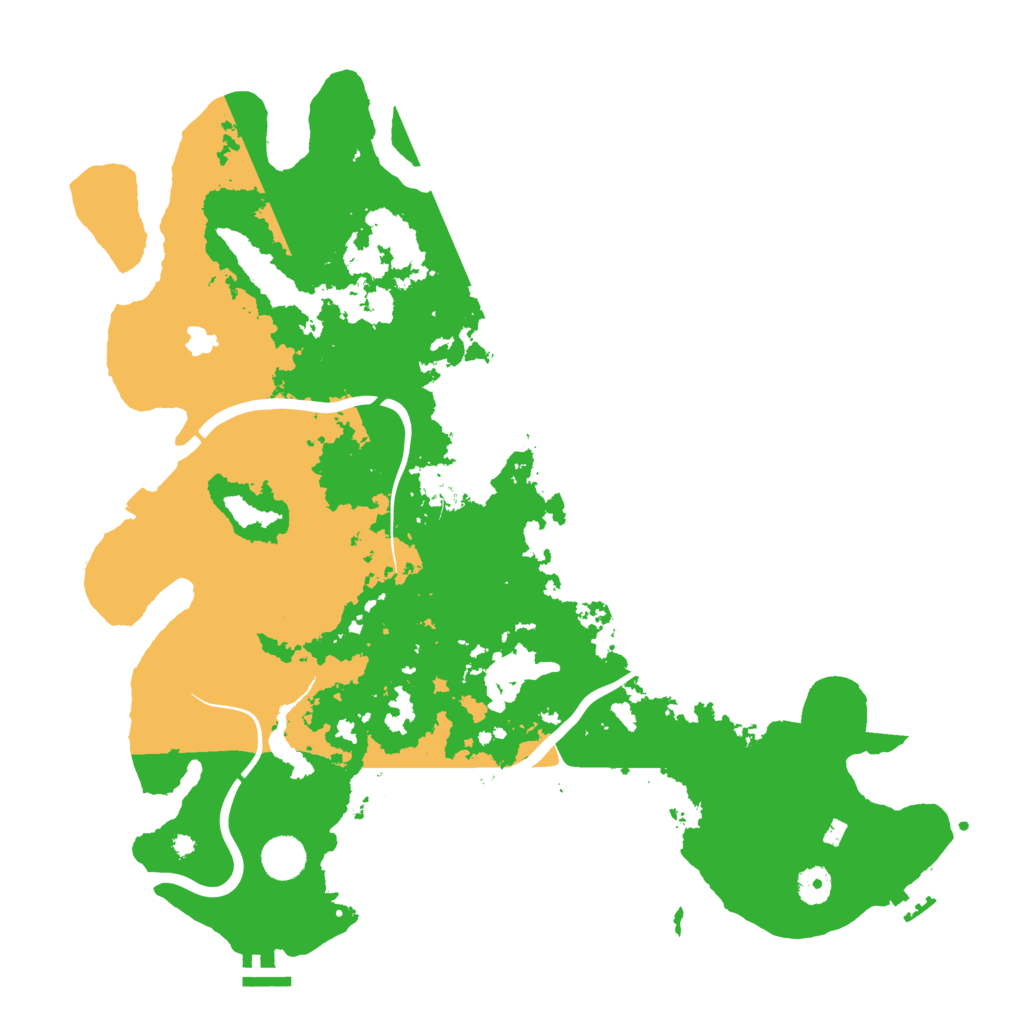 Biome Rust Map: Procedural Map, Size: 4250, Seed: 10072025