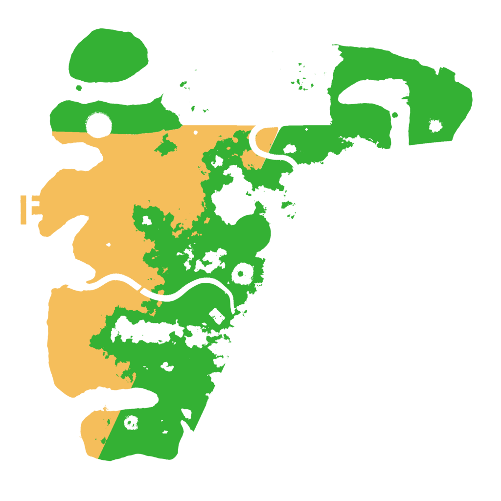 Biome Rust Map: Procedural Map, Size: 3500, Seed: 716176024