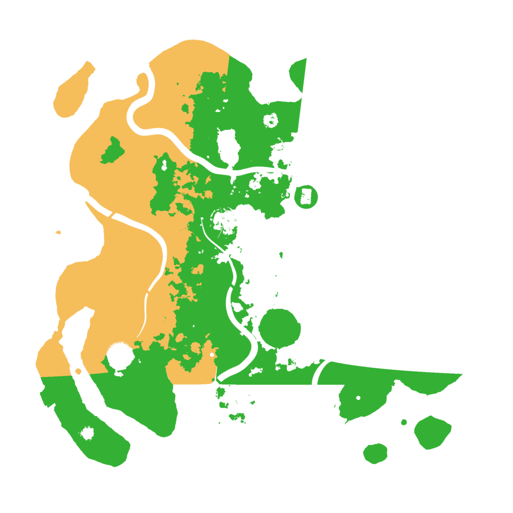 Biome Rust Map: Procedural Map, Size: 3500, Seed: 722281764
