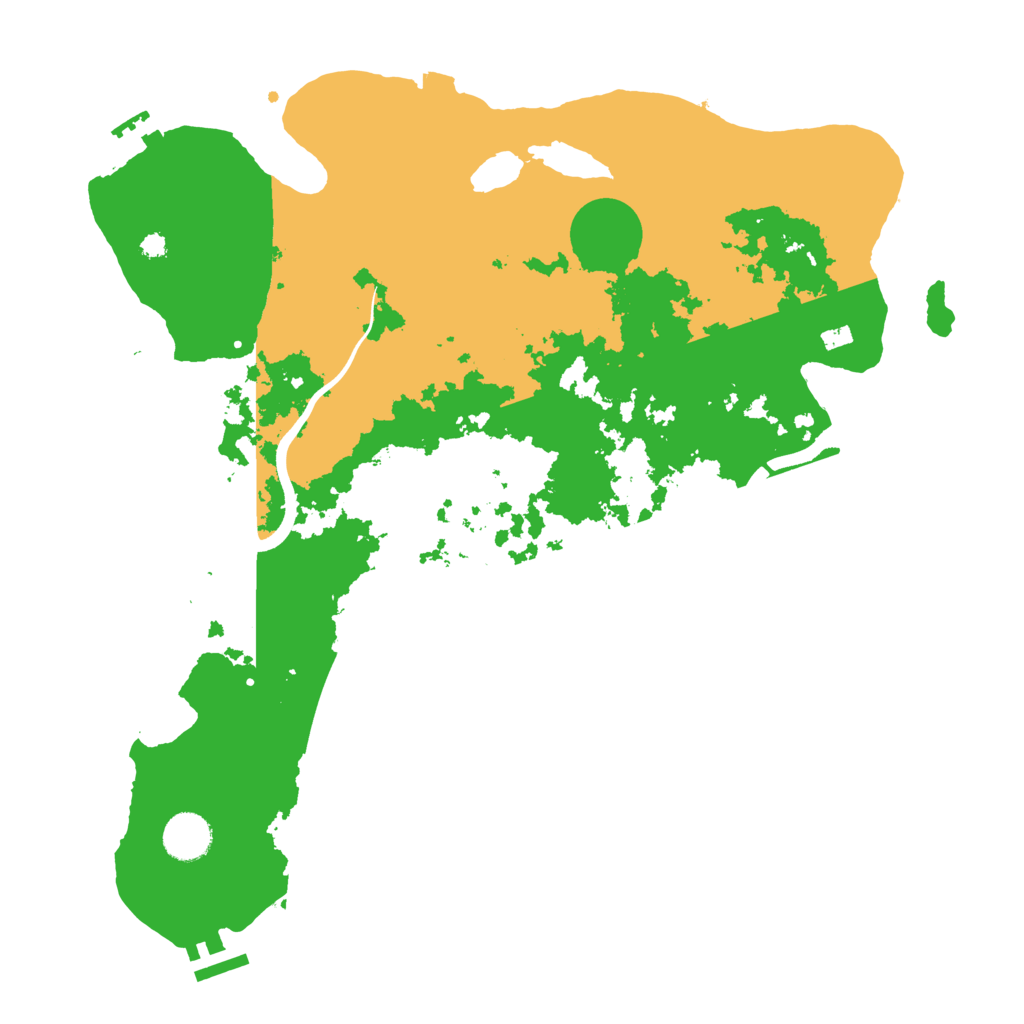 Biome Rust Map: Procedural Map, Size: 3750, Seed: 1353589339