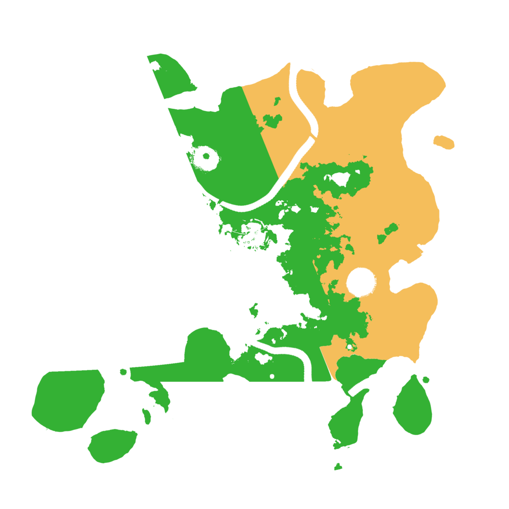 Biome Rust Map: Procedural Map, Size: 3100, Seed: 969357552