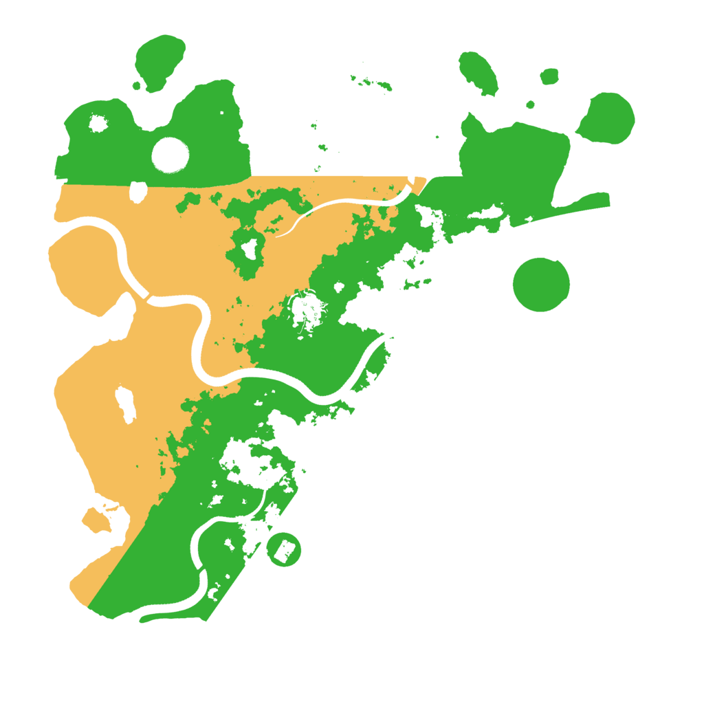 Biome Rust Map: Procedural Map, Size: 3500, Seed: 489150552