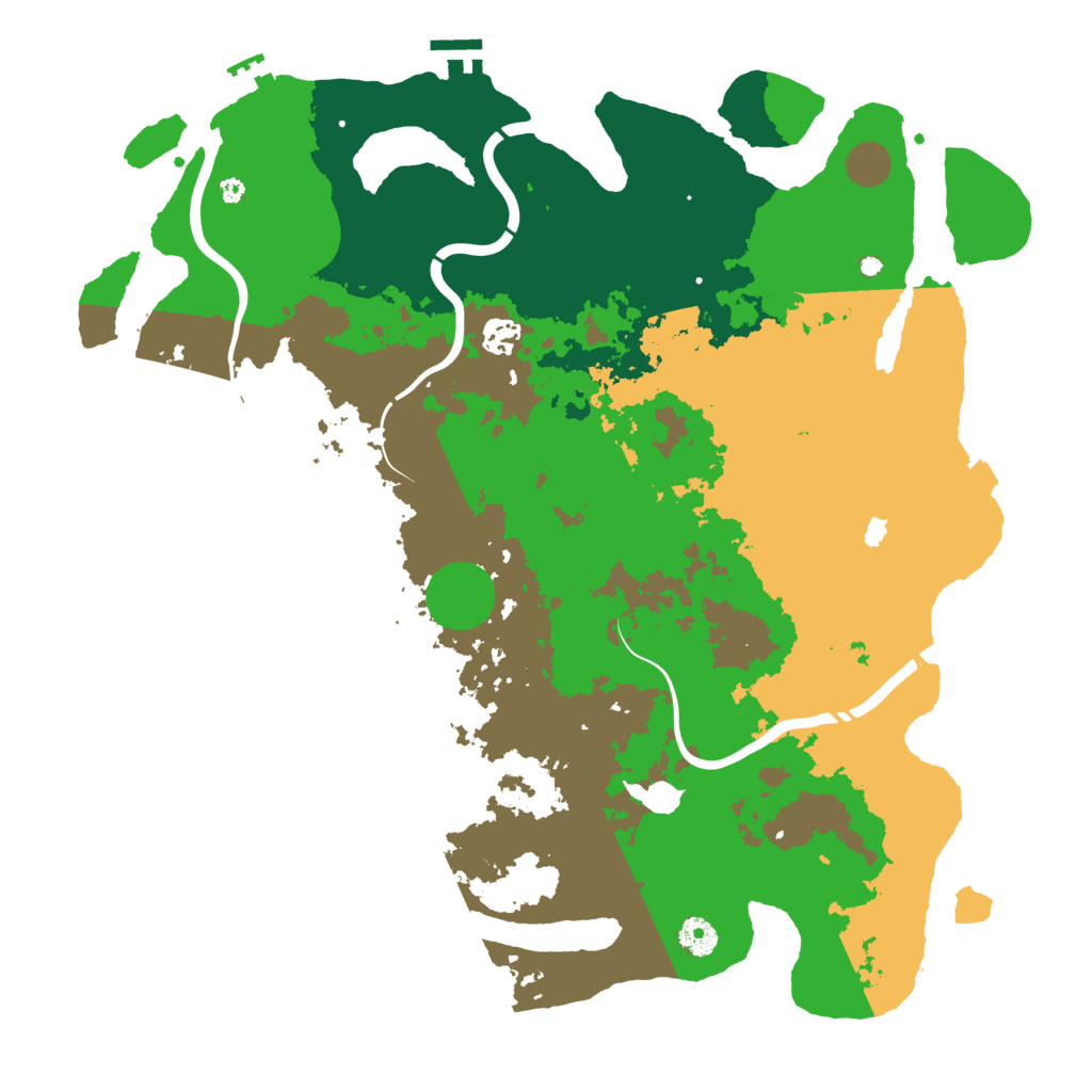 Biome Rust Map: Procedural Map, Size: 4250, Seed: 863280140