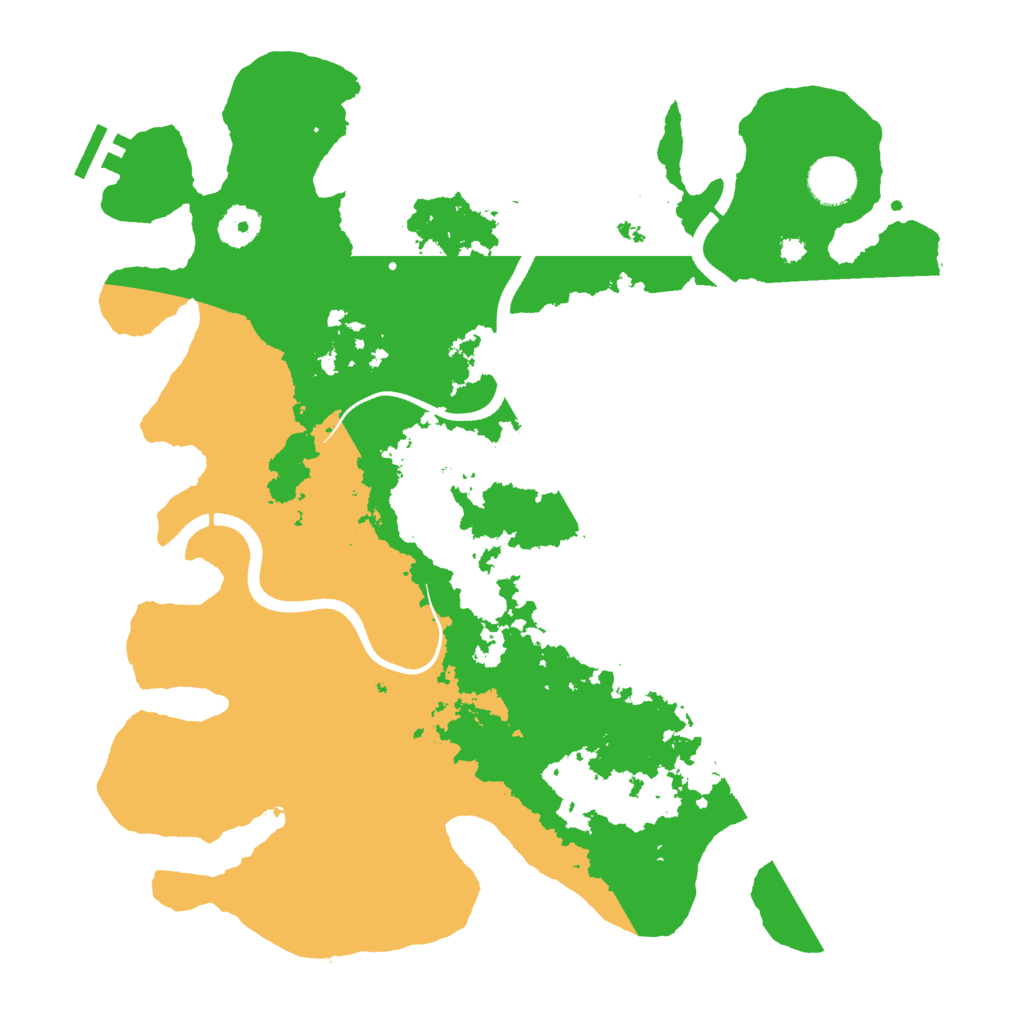 Biome Rust Map: Procedural Map, Size: 3700, Seed: 1344720235