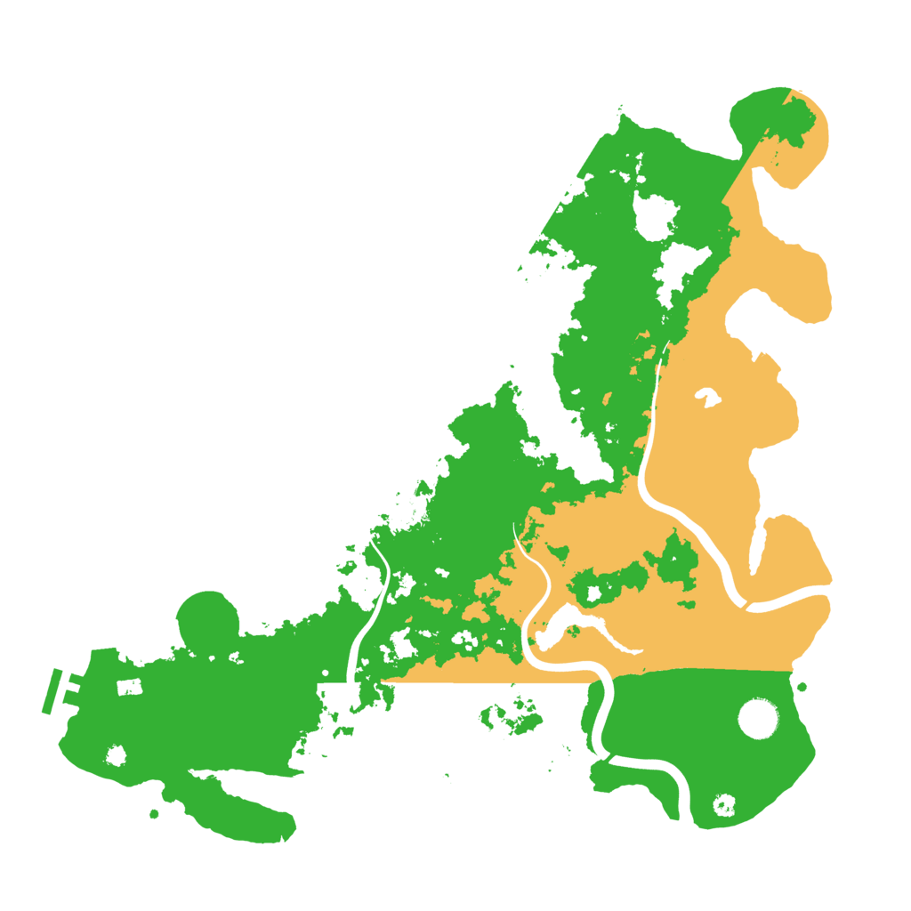 Biome Rust Map: Procedural Map, Size: 4000, Seed: 32452532