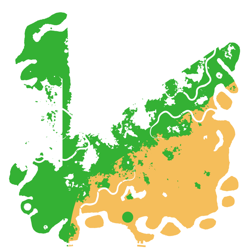 Biome Rust Map: Procedural Map, Size: 6000, Seed: 1946481889