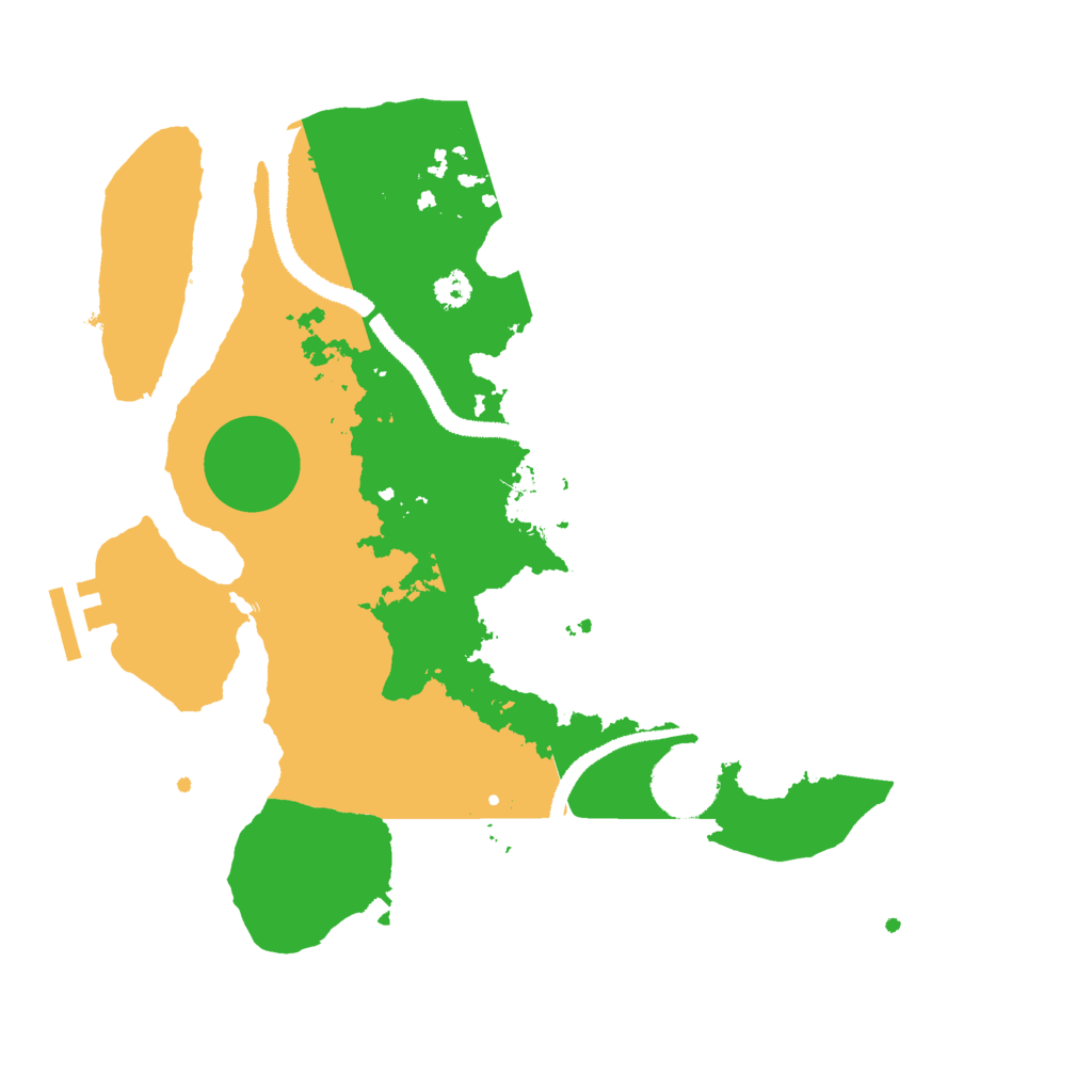 Biome Rust Map: Procedural Map, Size: 3000, Seed: 1672451162