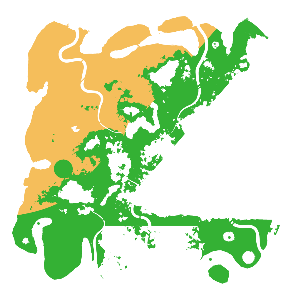 Biome Rust Map: Procedural Map, Size: 4250, Seed: 1867317536