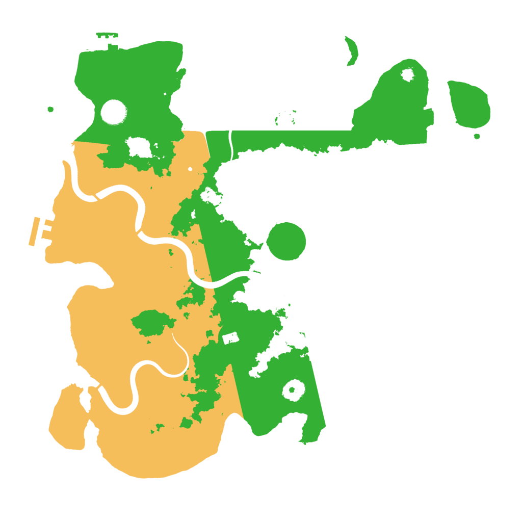 Biome Rust Map: Procedural Map, Size: 3650, Seed: 8569648