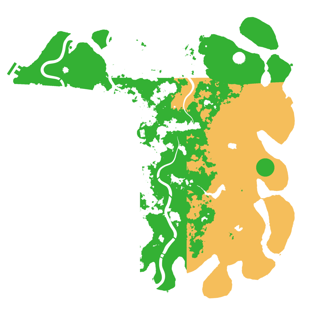 Biome Rust Map: Procedural Map, Size: 4500, Seed: 369777257