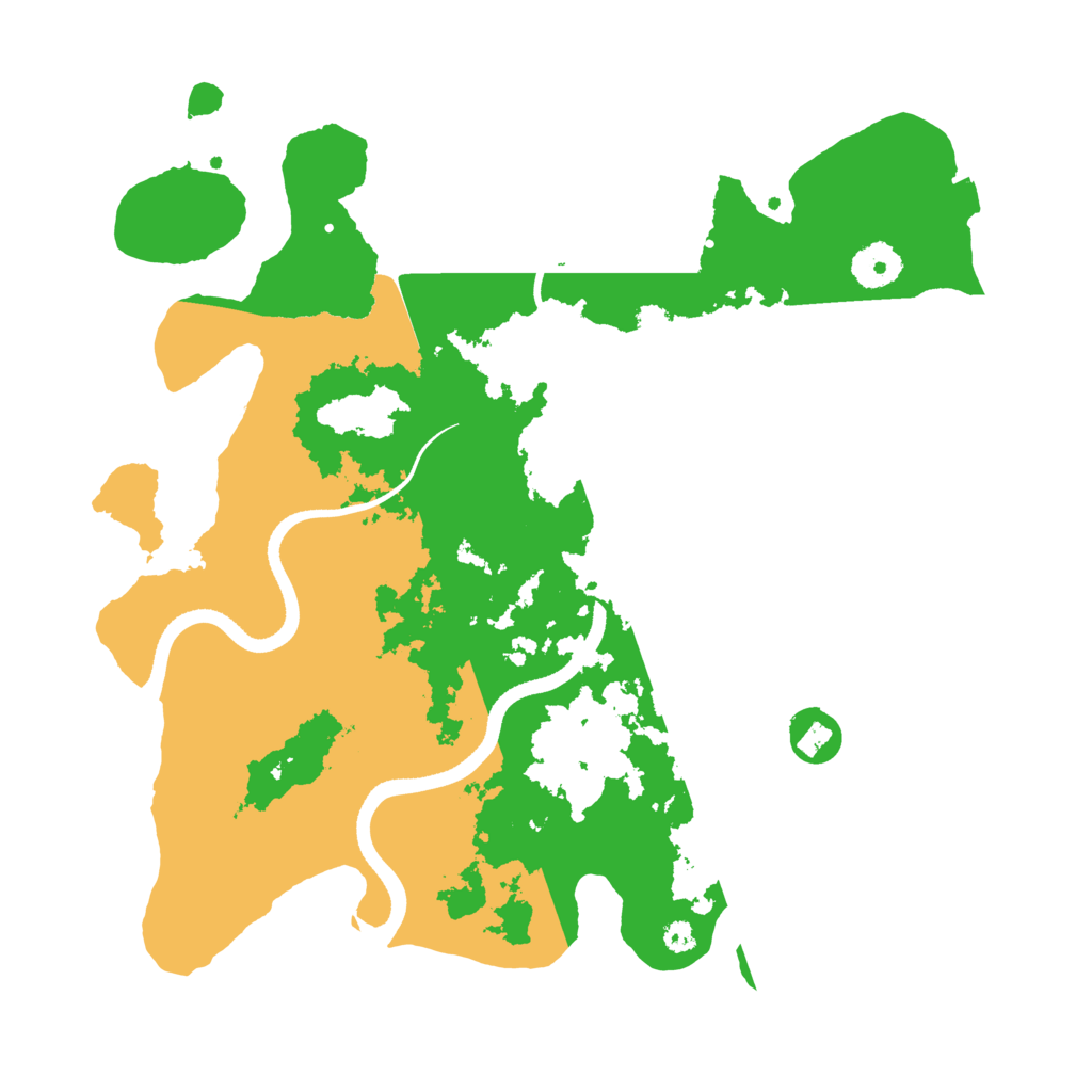 Biome Rust Map: Procedural Map, Size: 3500, Seed: 689