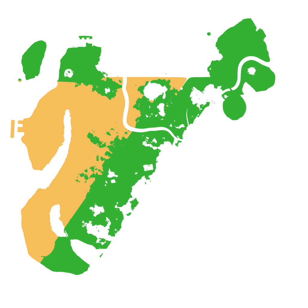 Biome Rust Map: Procedural Map, Size: 3500, Seed: 834776049