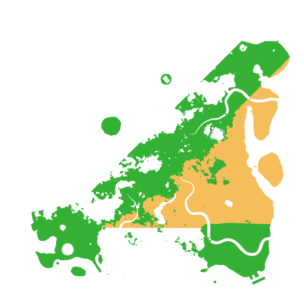Biome Rust Map: Procedural Map, Size: 4500, Seed: 194098645