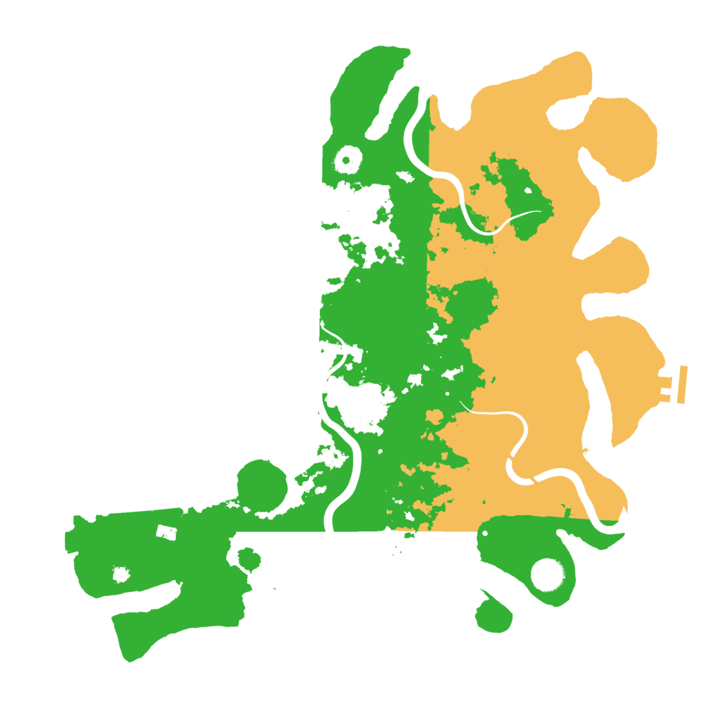 Biome Rust Map: Procedural Map, Size: 3800, Seed: 600274138