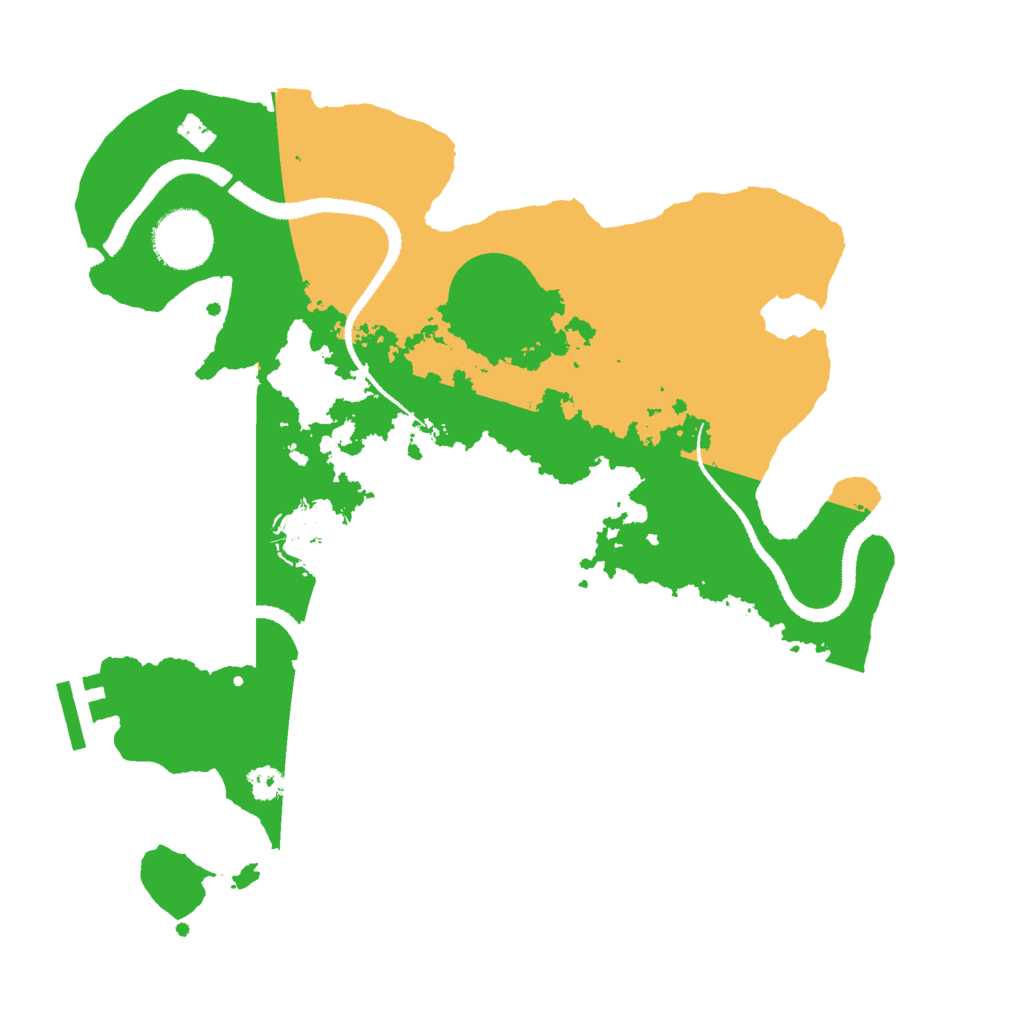 Biome Rust Map: Procedural Map, Size: 3000, Seed: 6014