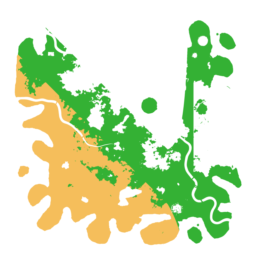 Biome Rust Map: Procedural Map, Size: 4500, Seed: 612269717