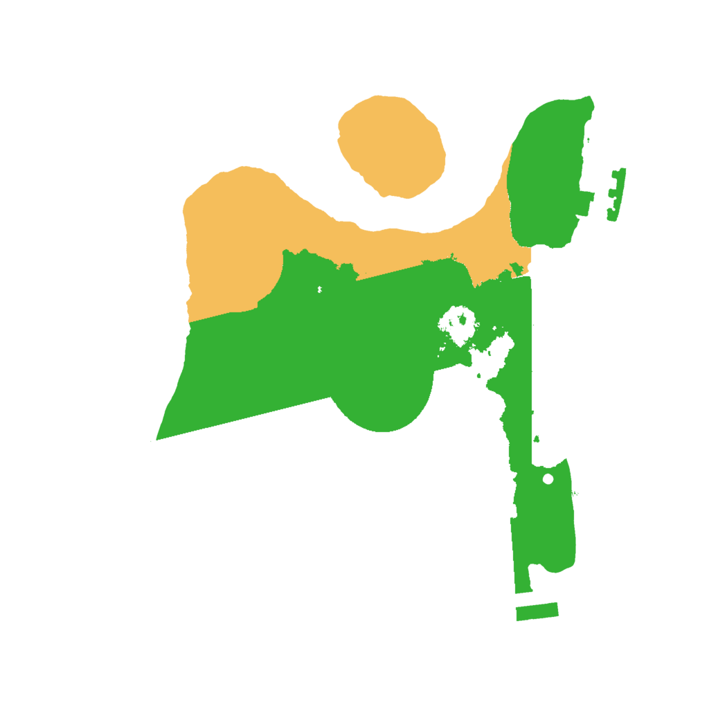 Biome Rust Map: Procedural Map, Size: 2000, Seed: 423412301