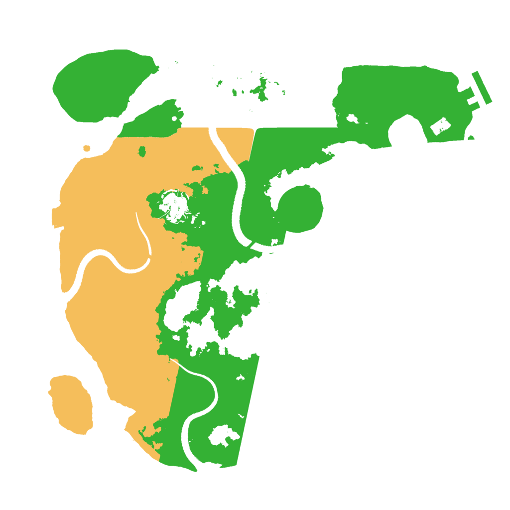 Biome Rust Map: Procedural Map, Size: 3000, Seed: 1059585018
