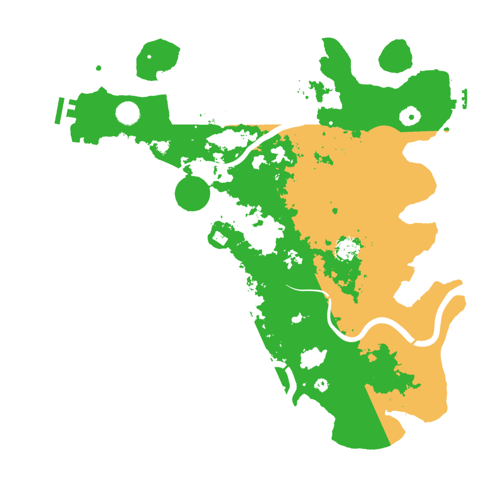 Biome Rust Map: Procedural Map, Size: 3750, Seed: 448570
