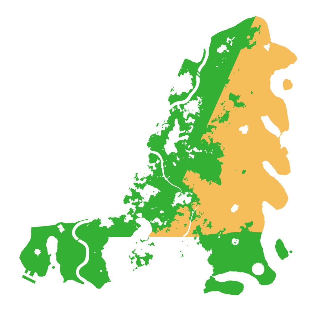 Biome Rust Map: Procedural Map, Size: 4500, Seed: 1437
