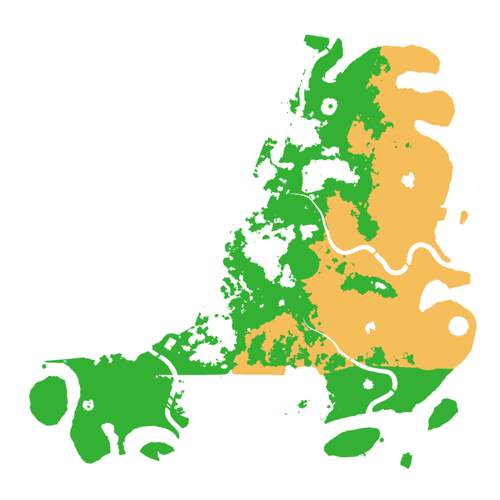 Biome Rust Map: Procedural Map, Size: 4500, Seed: 190122114