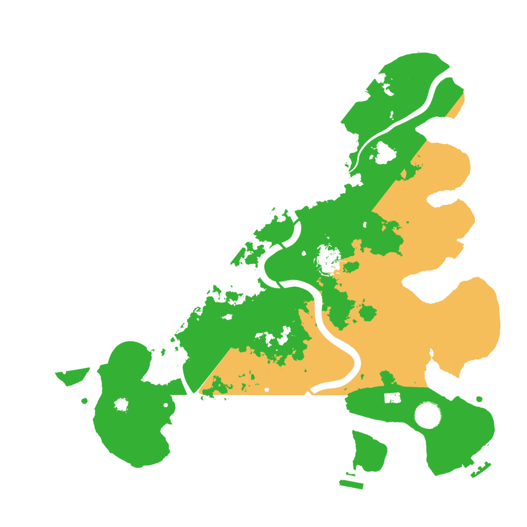 Biome Rust Map: Procedural Map, Size: 3500, Seed: 649750066