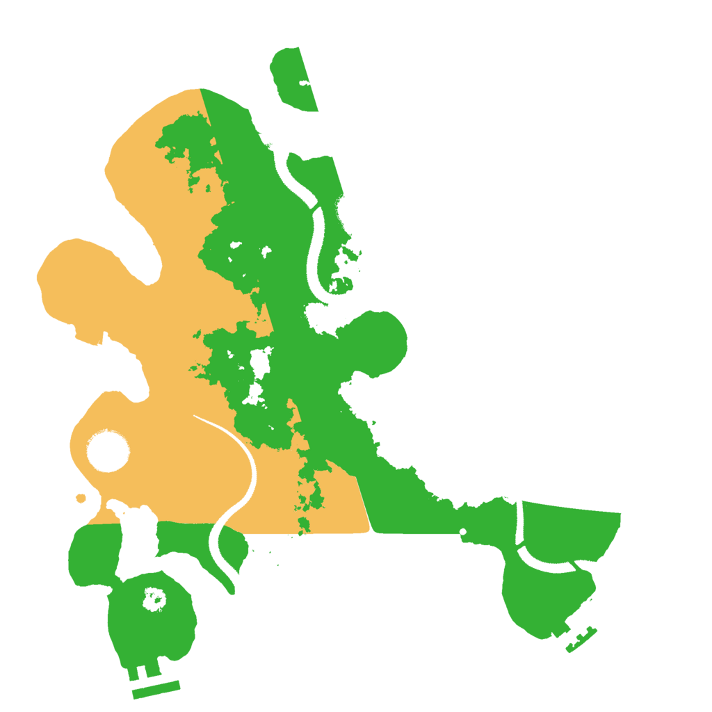 Biome Rust Map: Procedural Map, Size: 3000, Seed: 735381642
