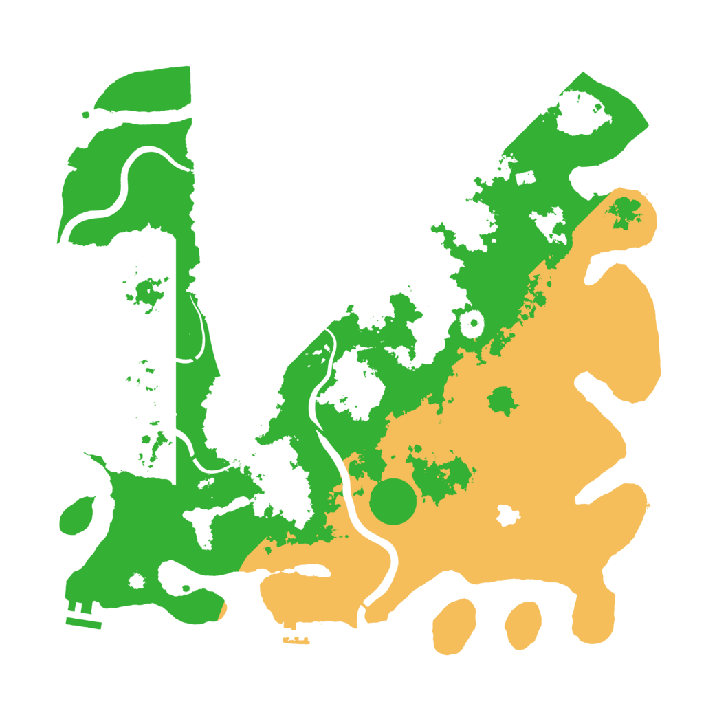 Biome Rust Map: Procedural Map, Size: 4000, Seed: 990355