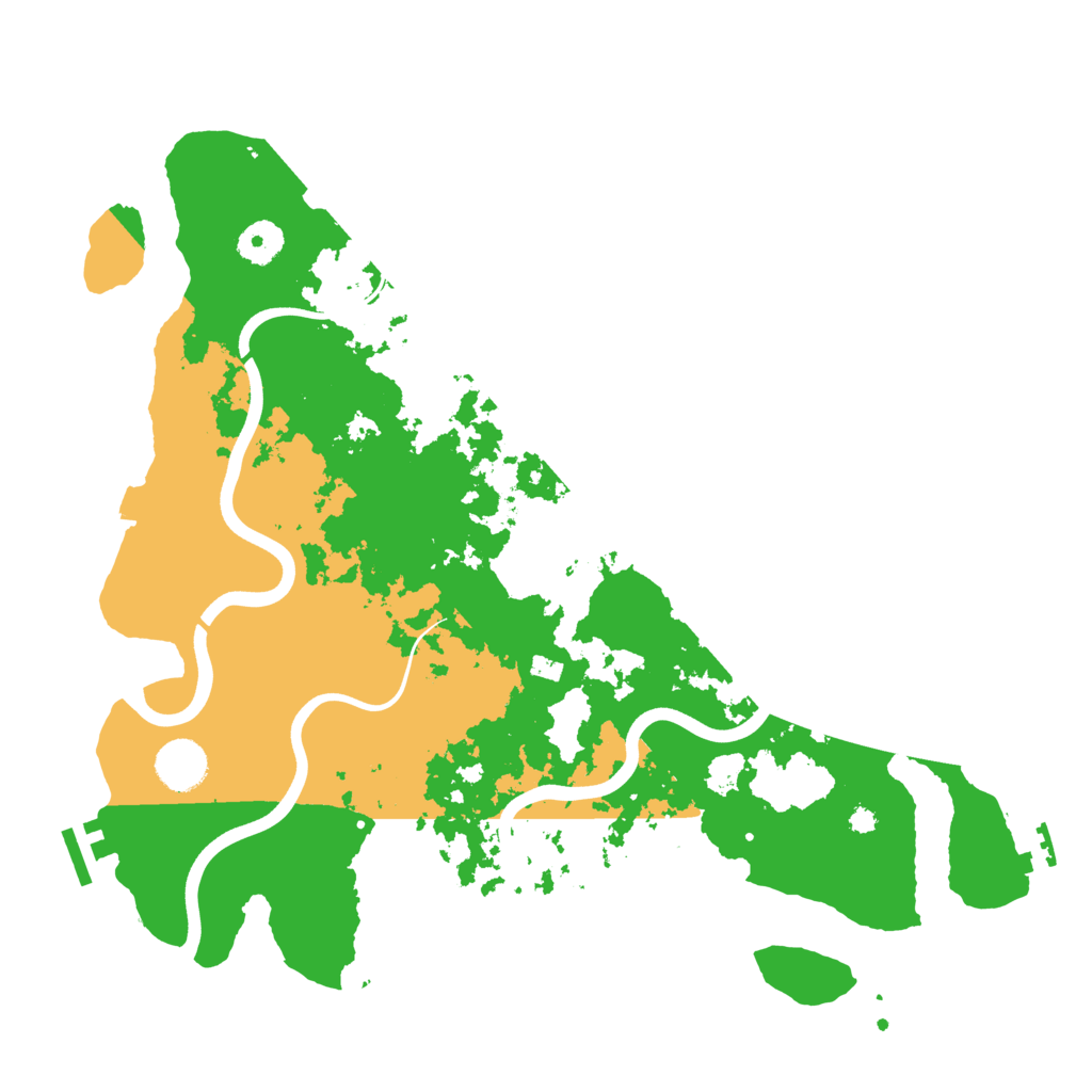 Biome Rust Map: Procedural Map, Size: 3750, Seed: 745507