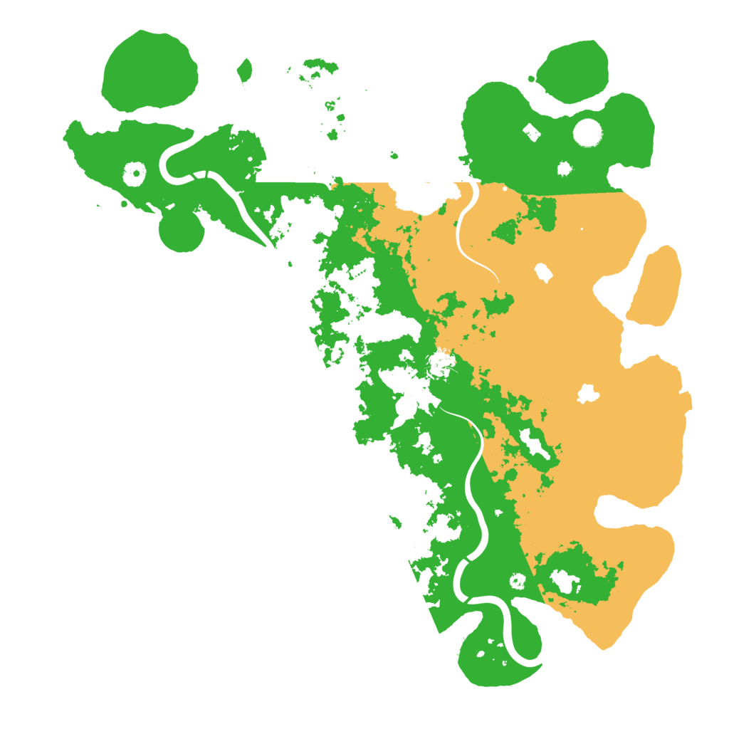 Biome Rust Map: Procedural Map, Size: 4500, Seed: 1373627088