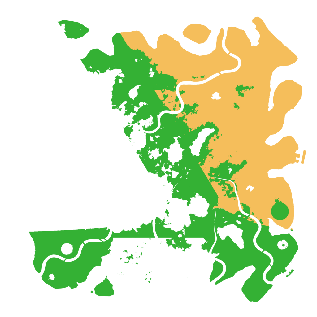 Biome Rust Map: Procedural Map, Size: 4750, Seed: 1866391427