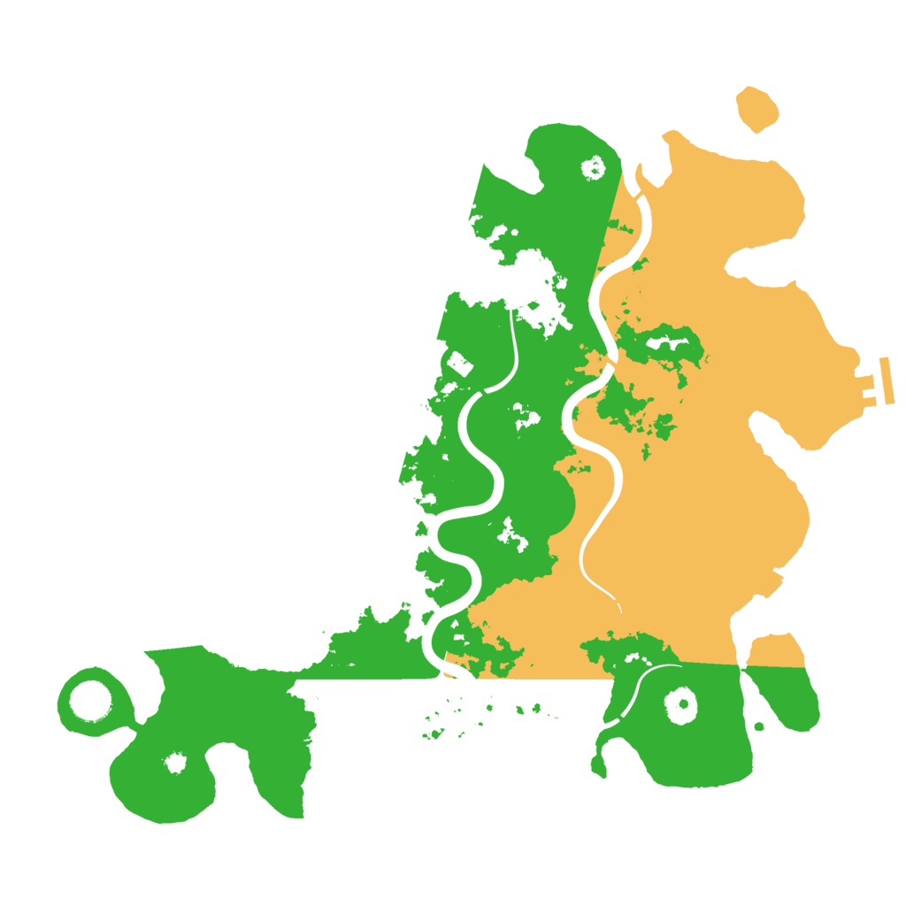 Biome Rust Map: Procedural Map, Size: 3900, Seed: 465138176