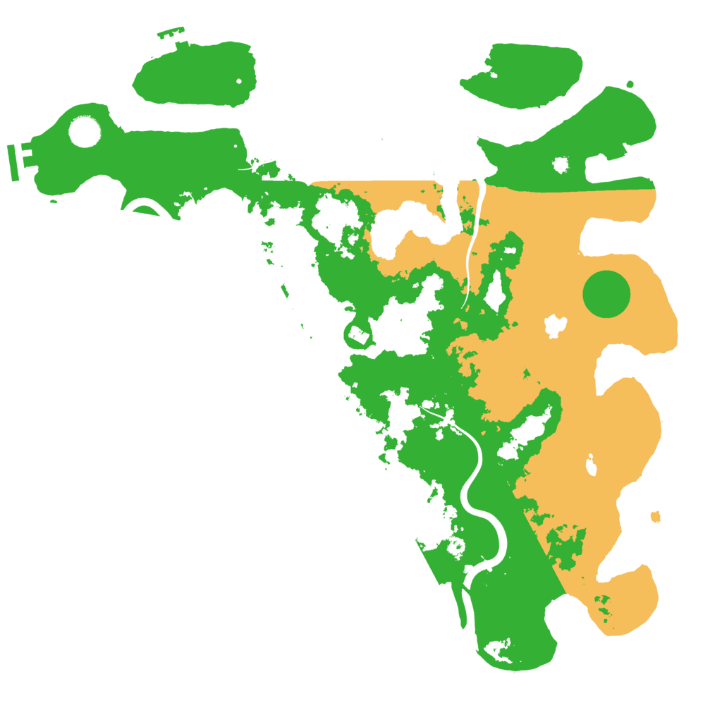 Biome Rust Map: Procedural Map, Size: 4000, Seed: 8264525