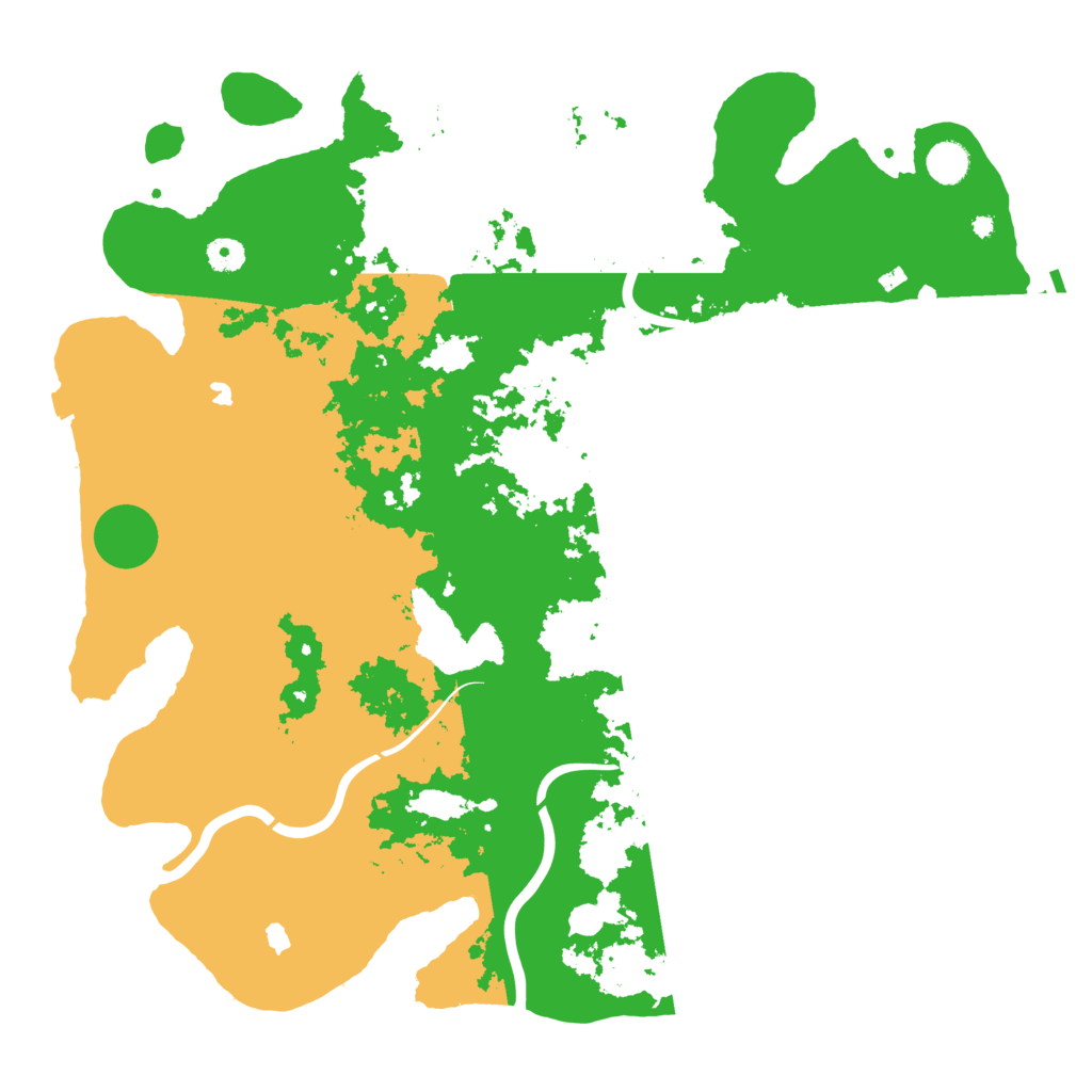 Biome Rust Map: Procedural Map, Size: 4500, Seed: 24531
