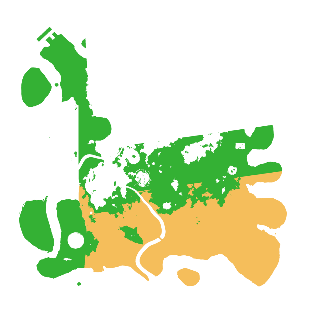 Biome Rust Map: Procedural Map, Size: 3500, Seed: 582737169